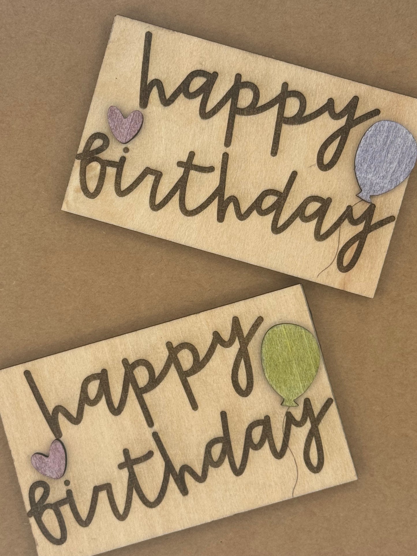 Happy Birthday Gift Card Holder
