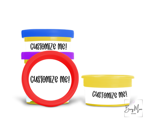 1oz. PlayDoh Customizable
